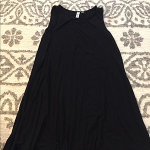 Black dress flowy